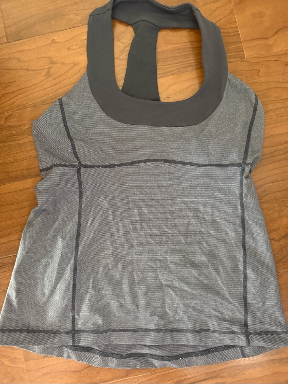 lululemon athletica Gray Racerback Tank Top
